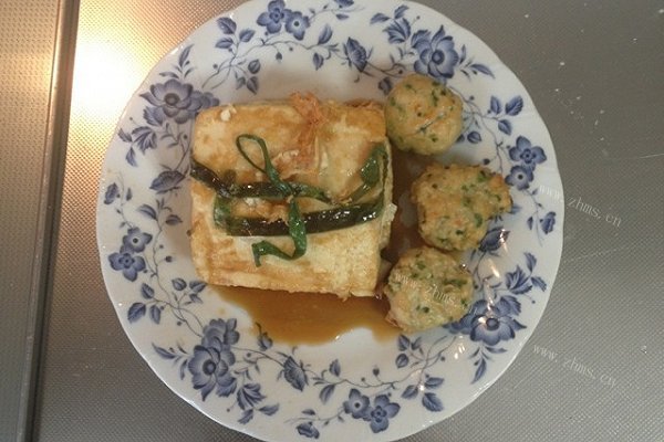 鸡肉夹心炸豆腐