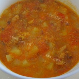 超简单番茄土豆芝士浓汤