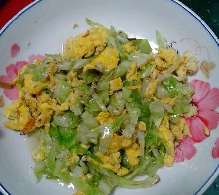 家常包菜炒蛋