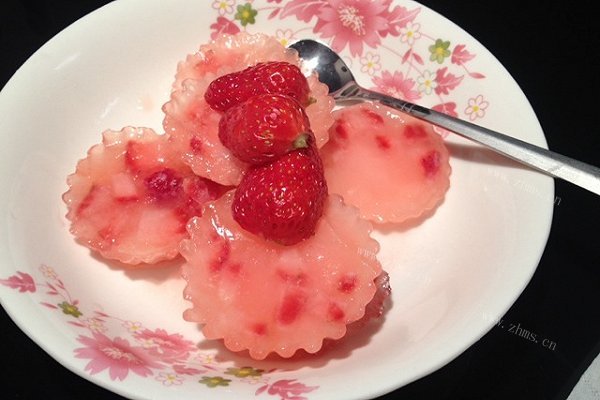 自制草莓果冻