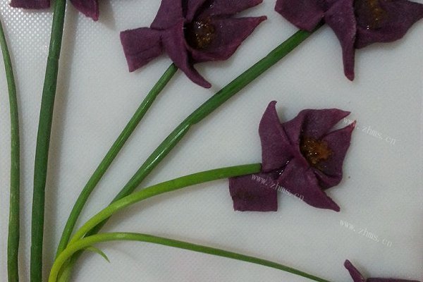 紫薯兰花饼