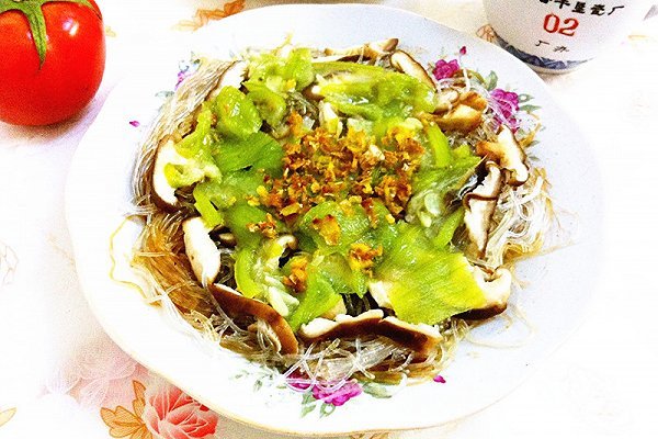粉丝蒸丝瓜