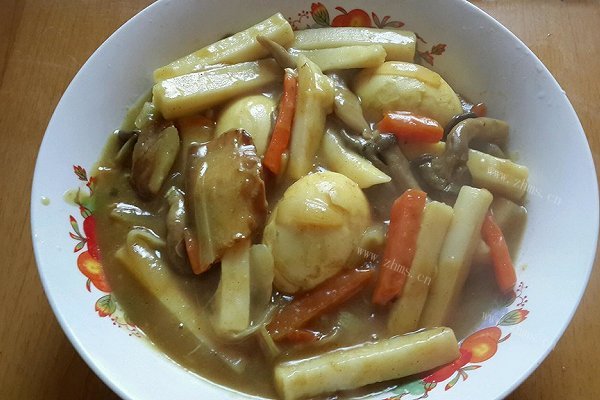 家常咖喱年糕条