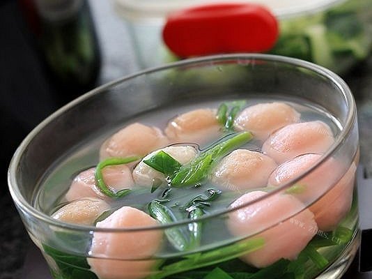 菠菜鱼丸汤