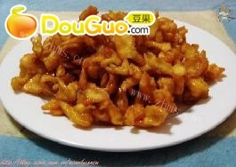 美味的甜蜜柚子条