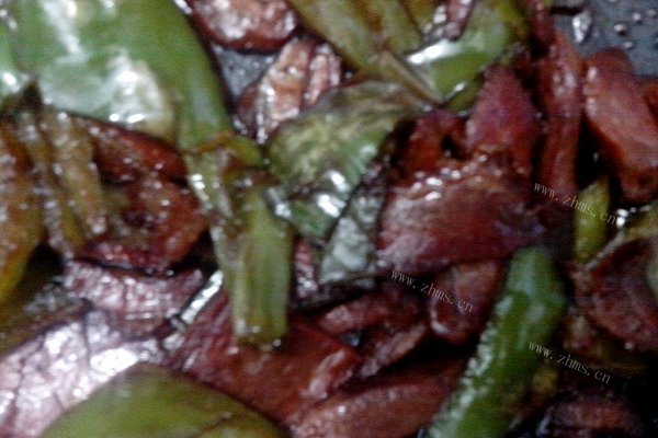 自制青辣椒炒腊肉