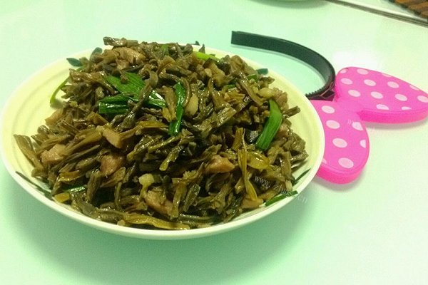 美味蒜香豆角干