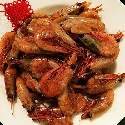 自制红烧北极虾