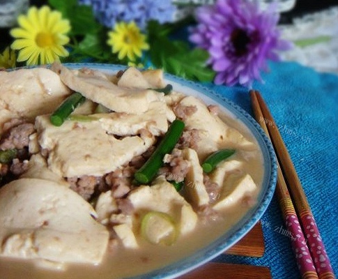 肉末豆腐