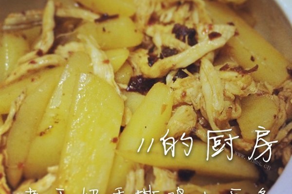老干妈手撕鸡土豆条