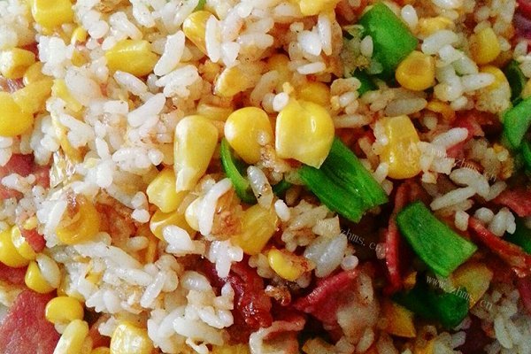培根炒饭