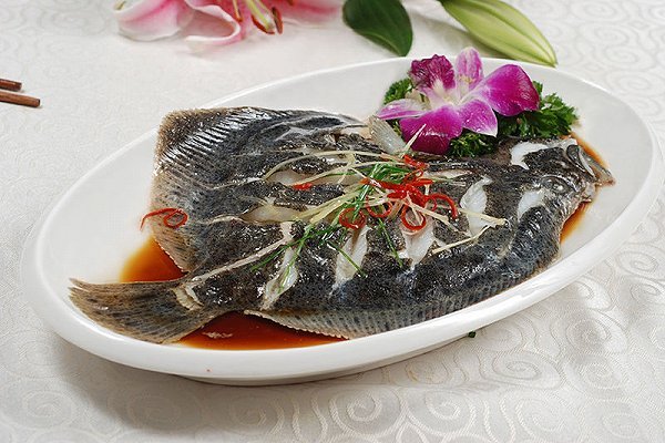 清蒸多宝鱼
