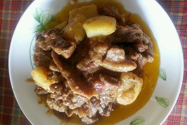 印度青咖喱牛肉