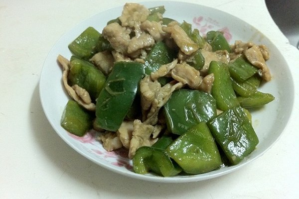 青椒炒肉
