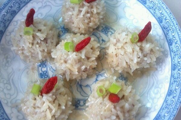 家常珍珠肉丸