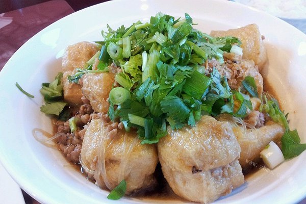 家常豆泡塞肉