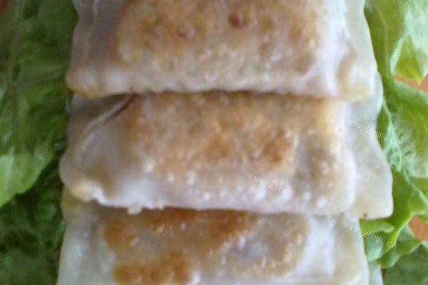 早点-青椒肉馅锅贴