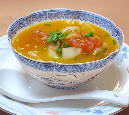 番茄老黄瓜汤