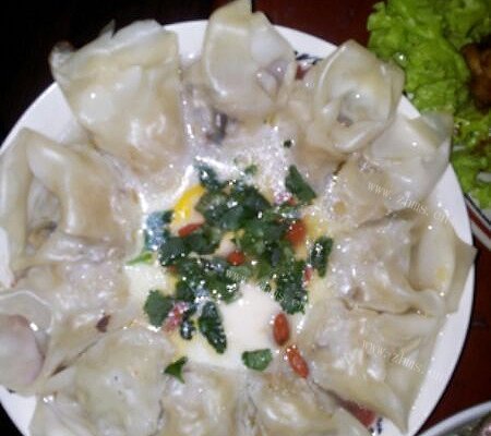 太阳花式的馄饨新吃法