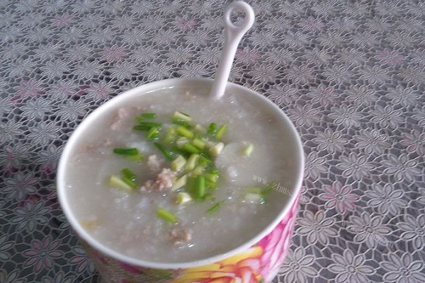 美味山药肉末粥