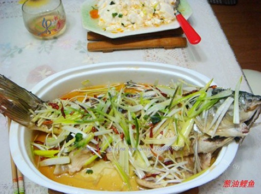 葱油鲤鱼