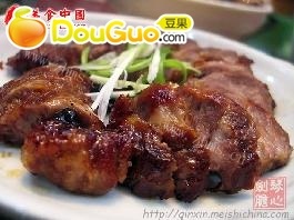 美味蒜香烤猪面肉