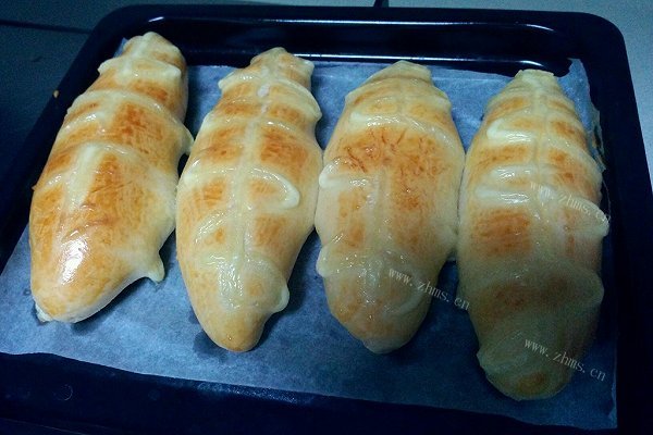 自制肉松面包