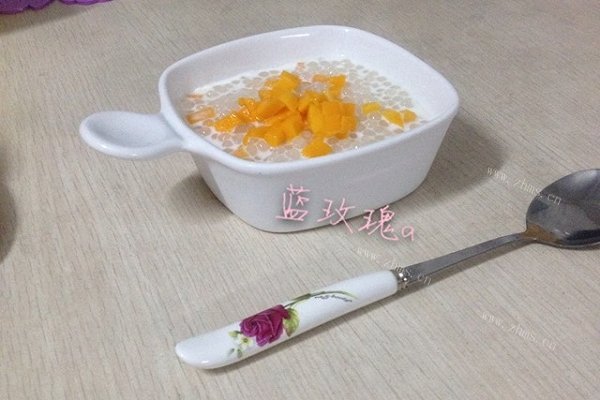 美味芒果牛奶西米露