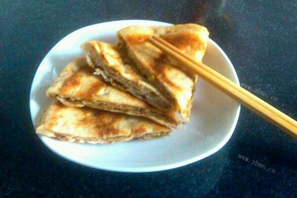 美味的牛肉大葱千层饼