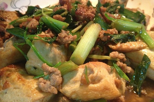 红烧肉末豆腐