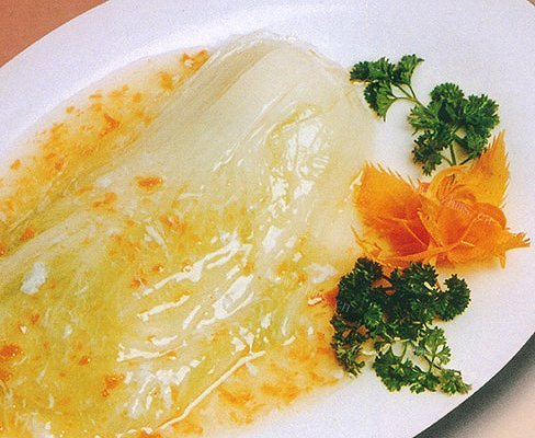 丸子津菜汤