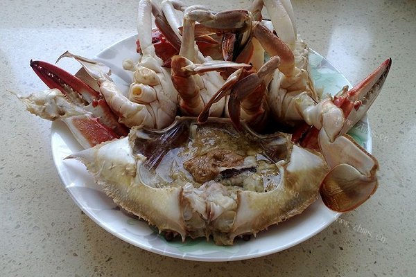 家烧梭子蟹
