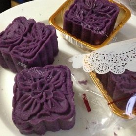 月饼季-少油少糖版 紫薯月饼