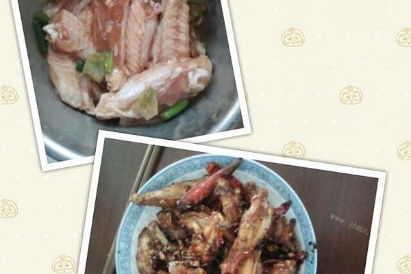 麻辣孜然鸡翅: