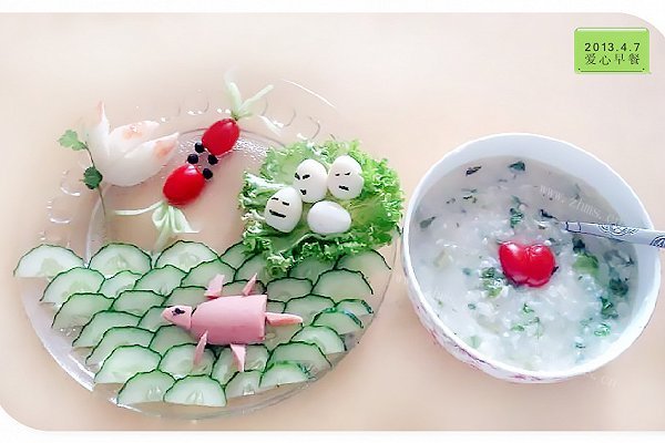 冬瓜生菜瑶柱粥