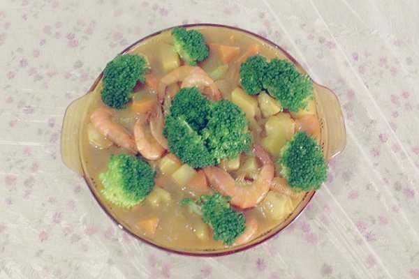 美味咖喱虾