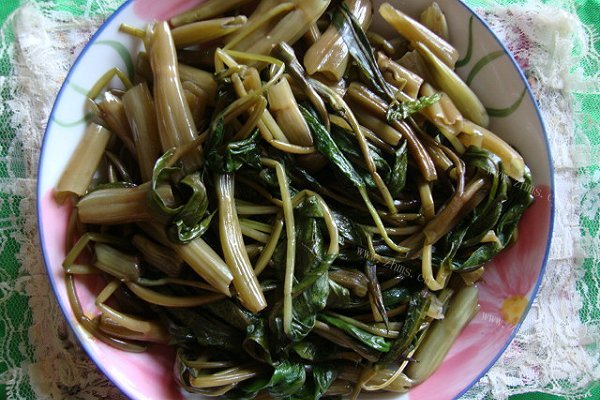 自制炒空心菜