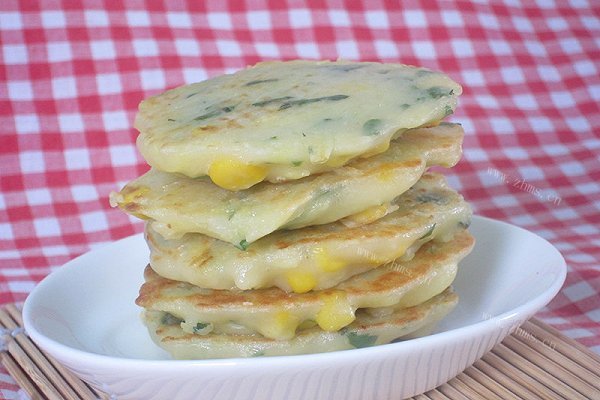 营养早餐 奶香蔬菜饼