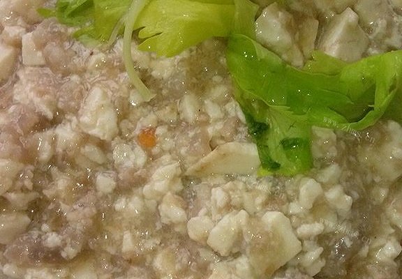 家常肉末豆腐