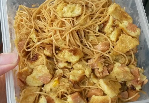燕麦蛋饼 炒面