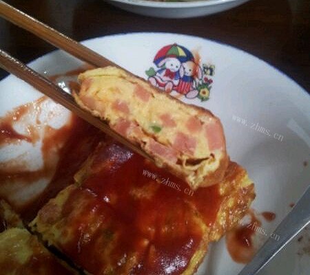 芝士火腿鸡蛋卷