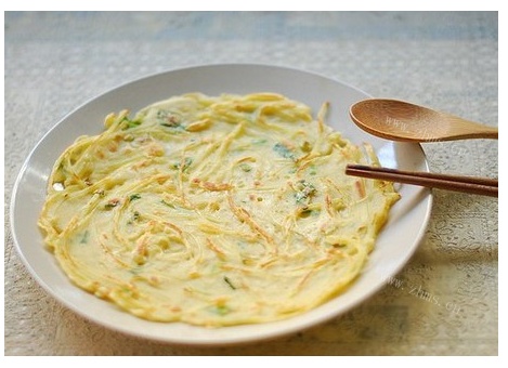 家常土豆丝煎饼