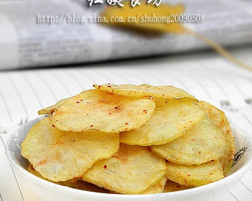 微波炉自制薯片