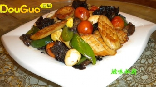 炒素鲜鱿