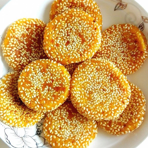 诱人的南瓜饼