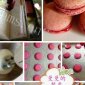 马卡龙，法国贵妇甜品，甜蜜的草莓小圆饼