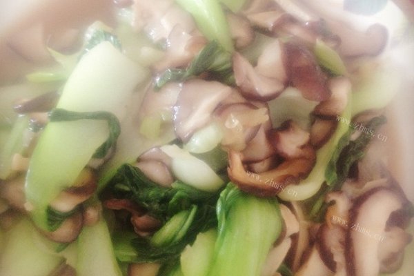 家常香菇油菜