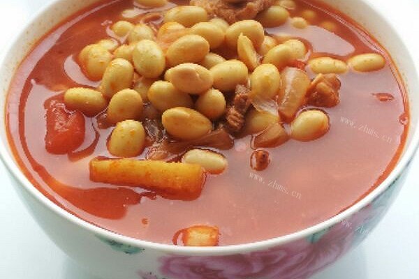 家常产妇汤品-番茄黄豆牛肉汤