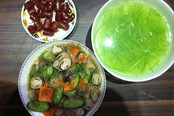 草菇熘里脊