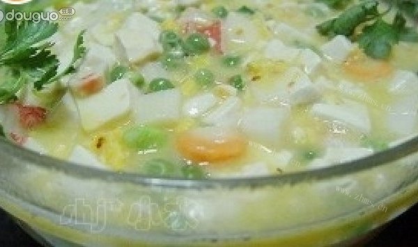 好吃的蟹黄豆腐
